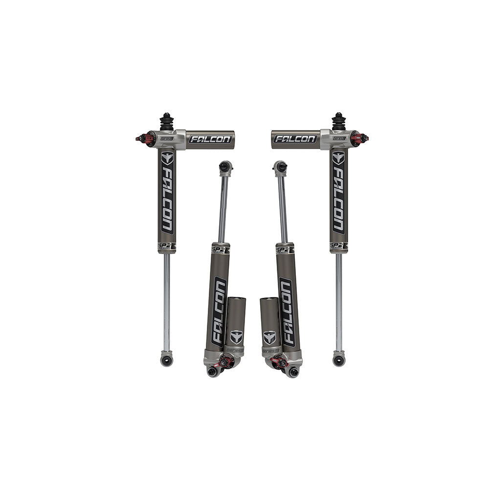 JK 2dr: Falcon 3.3 SP2 Fast Adjust Piggyback Shock Kit (3-4.5" Lift)