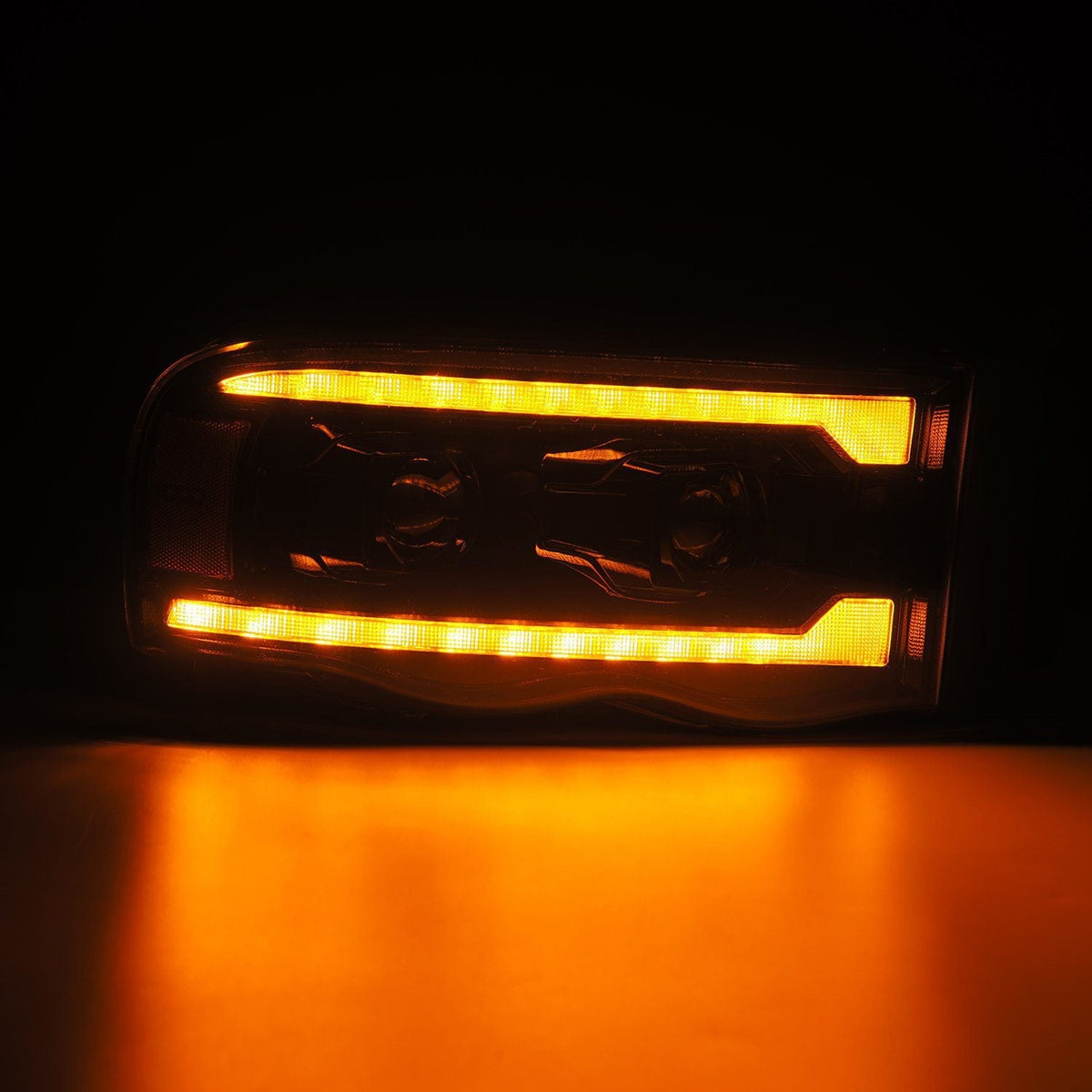 AlphaRex LUXX-Series LED Projector Headlights for Ram 1500 / Ram 2500/3500 - Alpha-Black