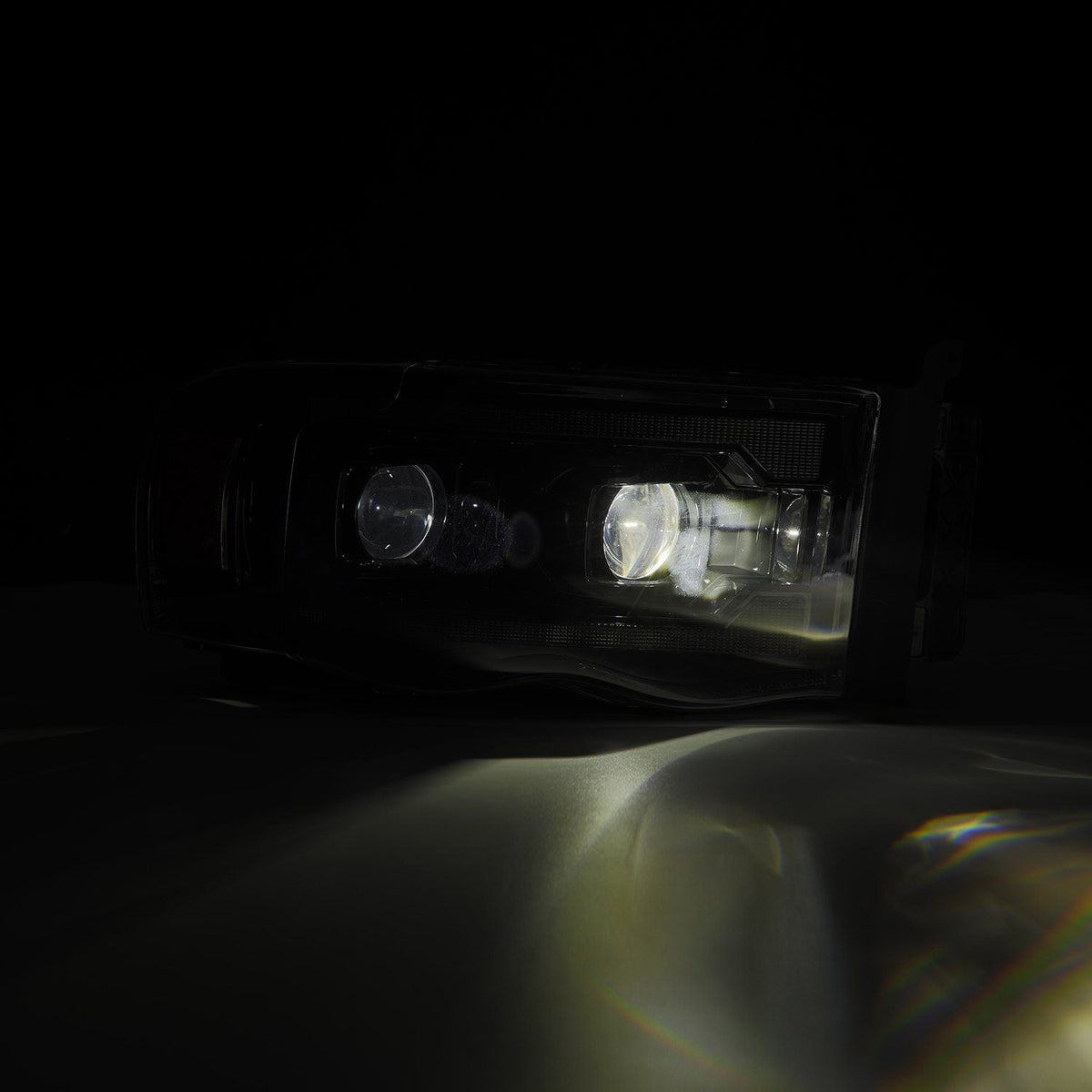 AlphaRex LUXX-Series LED Projector Headlights for Ram 1500 / Ram 2500/3500 - Alpha-Black