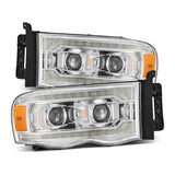 AlphaRex LUXX-Series LED Projector Headlights for Ram 1500 / Ram 2500/3500 - Chrome