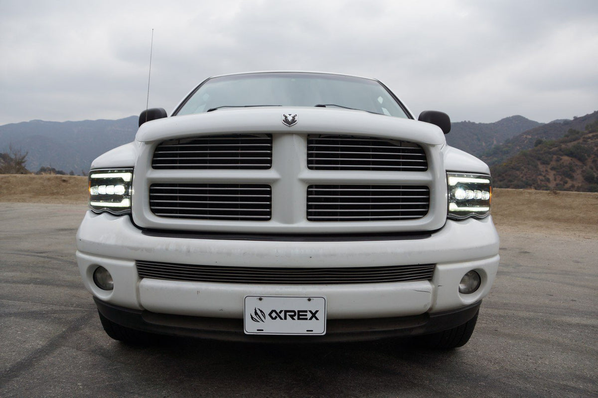 AlphaRex NOVA-Series LED Projector Headlights for Ram 1500 / Ram 2500/3500 - Alpha-Black
