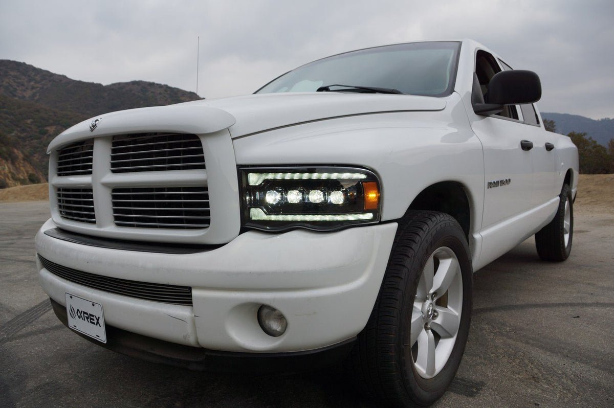 AlphaRex NOVA-Series LED Projector Headlights for Ram 1500 / Ram 2500/3500 - Chrome