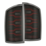 AlphaRex LUXX-Series LED Tail Lights for Ram 1500 / Ram 2500/3500 - Black Red