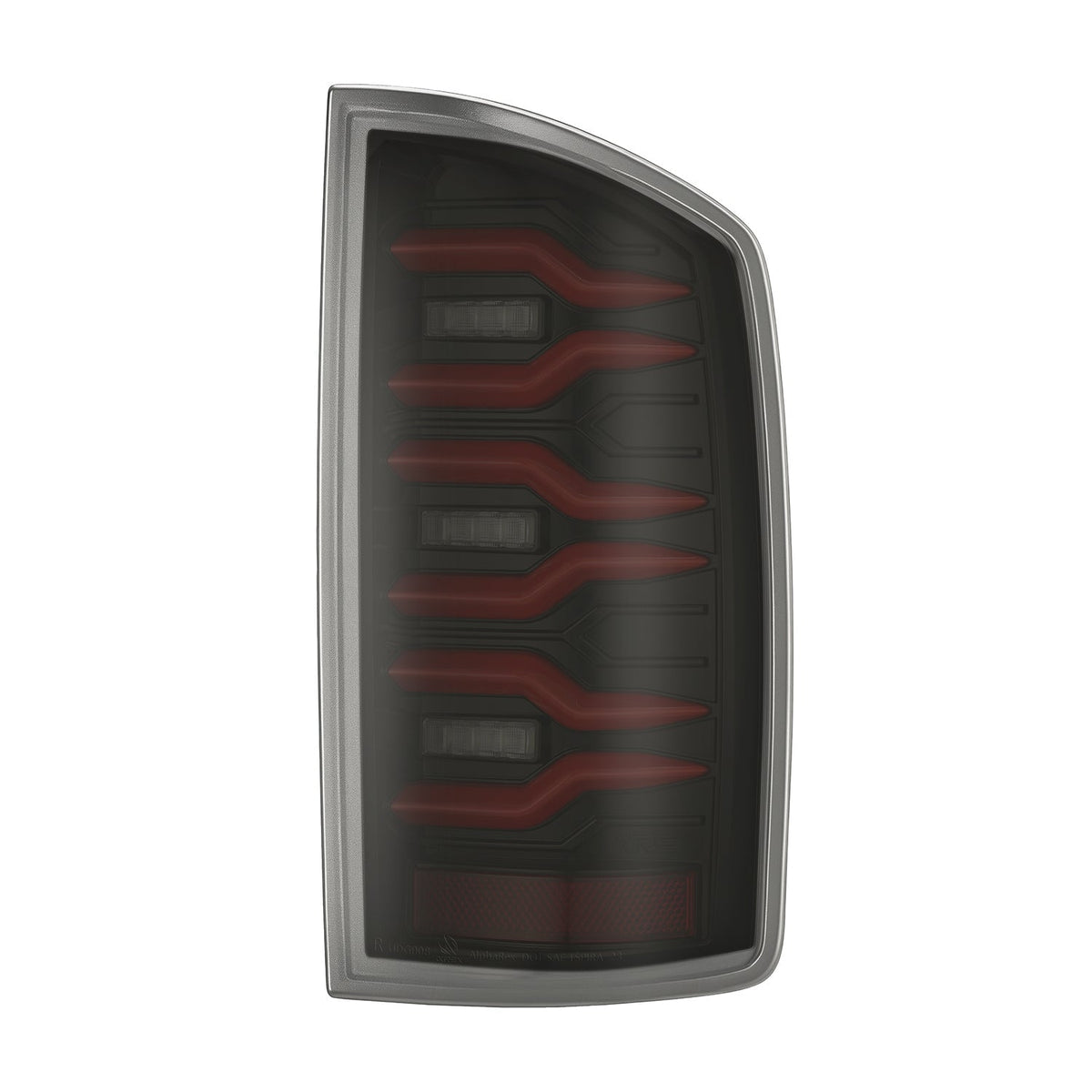 AlphaRex LUXX-Series LED Tail Lights for Ram 1500 / Ram 2500/3500 - Black Red