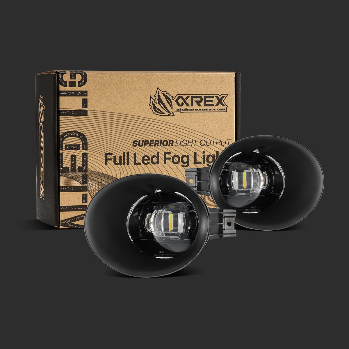 AlphaRex DoubleTap Dual-Color LED Projector Fog Lights for Ram 1500 (2002-2008) / Ram 2500/3500 (2003-2009)