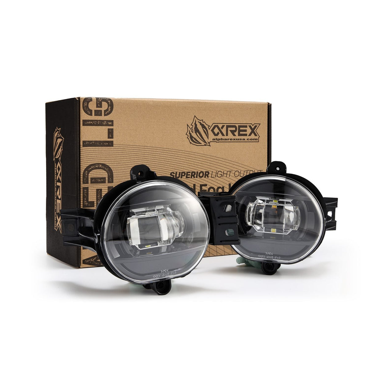 AlphaRex DoubleTap Dual-Color LED Projector Fog Lights for Ram 1500 / Ram 2500/3500