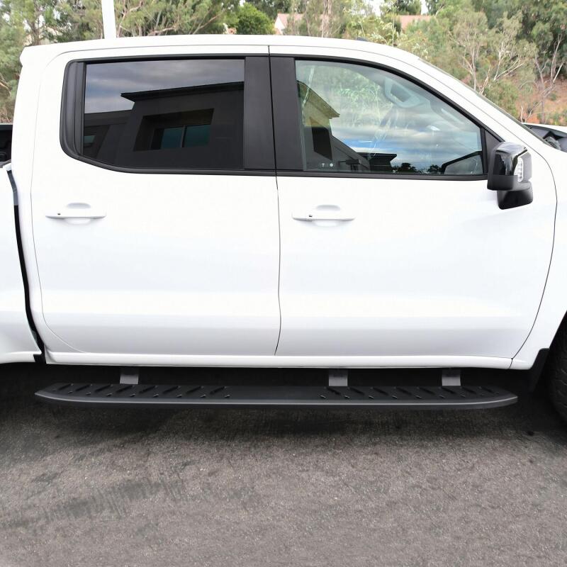 Westin Thrasher Running Boards, Crew Cab, fits Chevy Silverado 1500