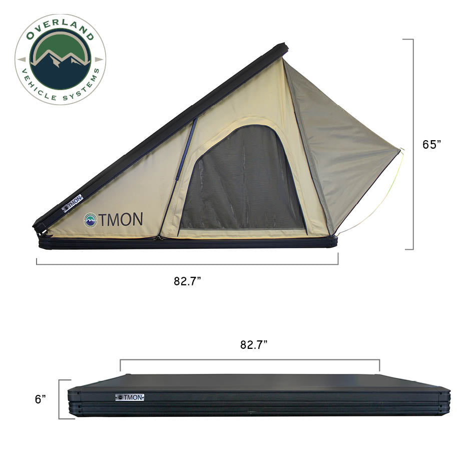 Overland Vehicle Systems LD TMON 2 person clamshell aluminum roof top tent - view 10