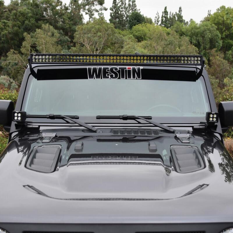 Westin Pillar LED Light Mount, 50 in. Bar, fits Jeep Wrangler