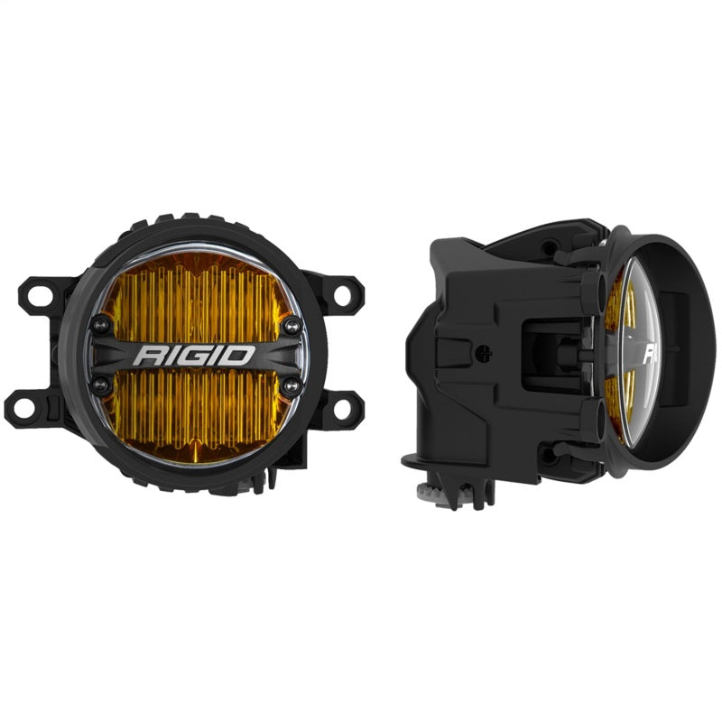 RIGID 360-Series 4 in. SAE Fog Light Kit, Selective Yellow, fits Toyota Tundra