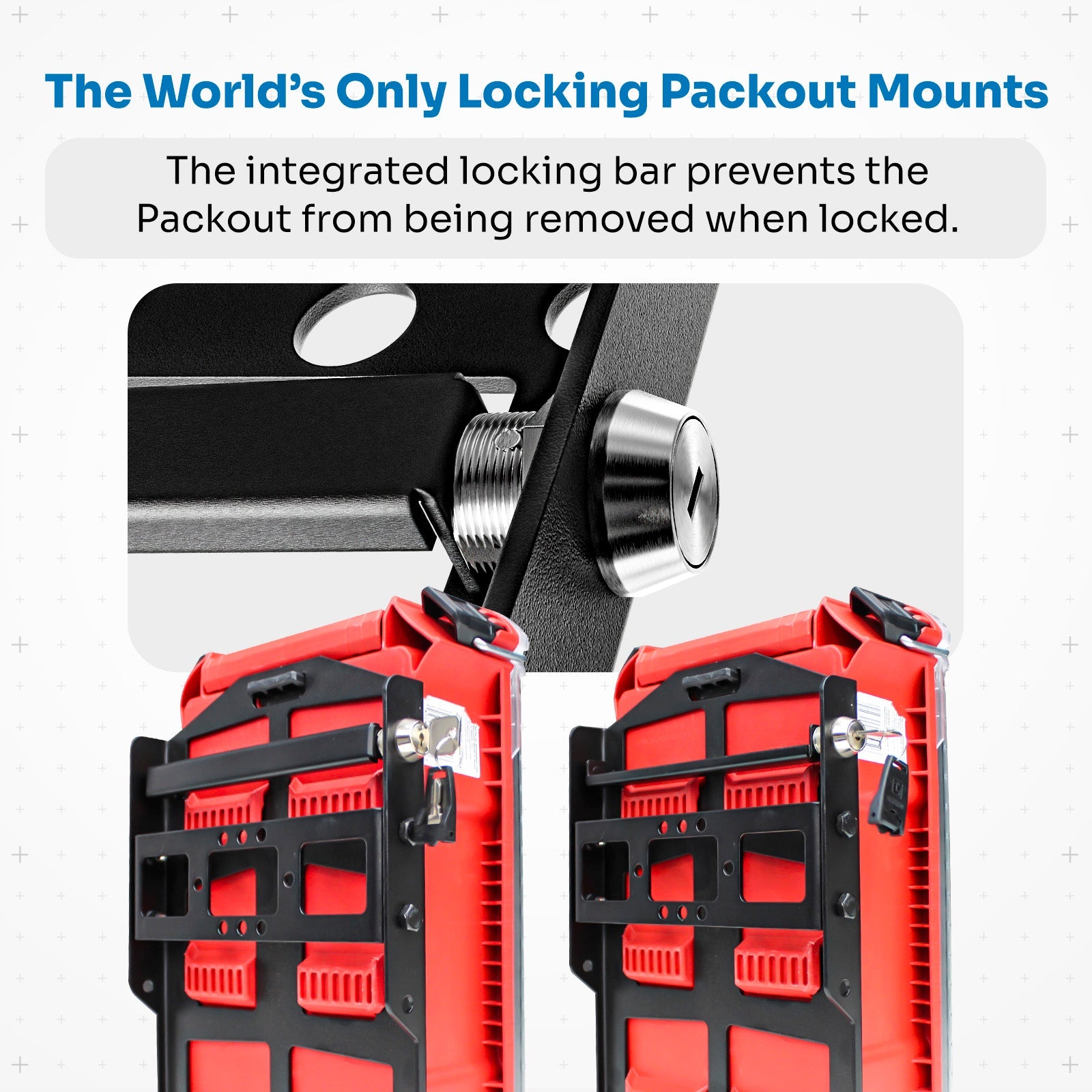 Integral Truck Packout Panel Kit for Integral Rails - Bedside Rail System - Two Pack