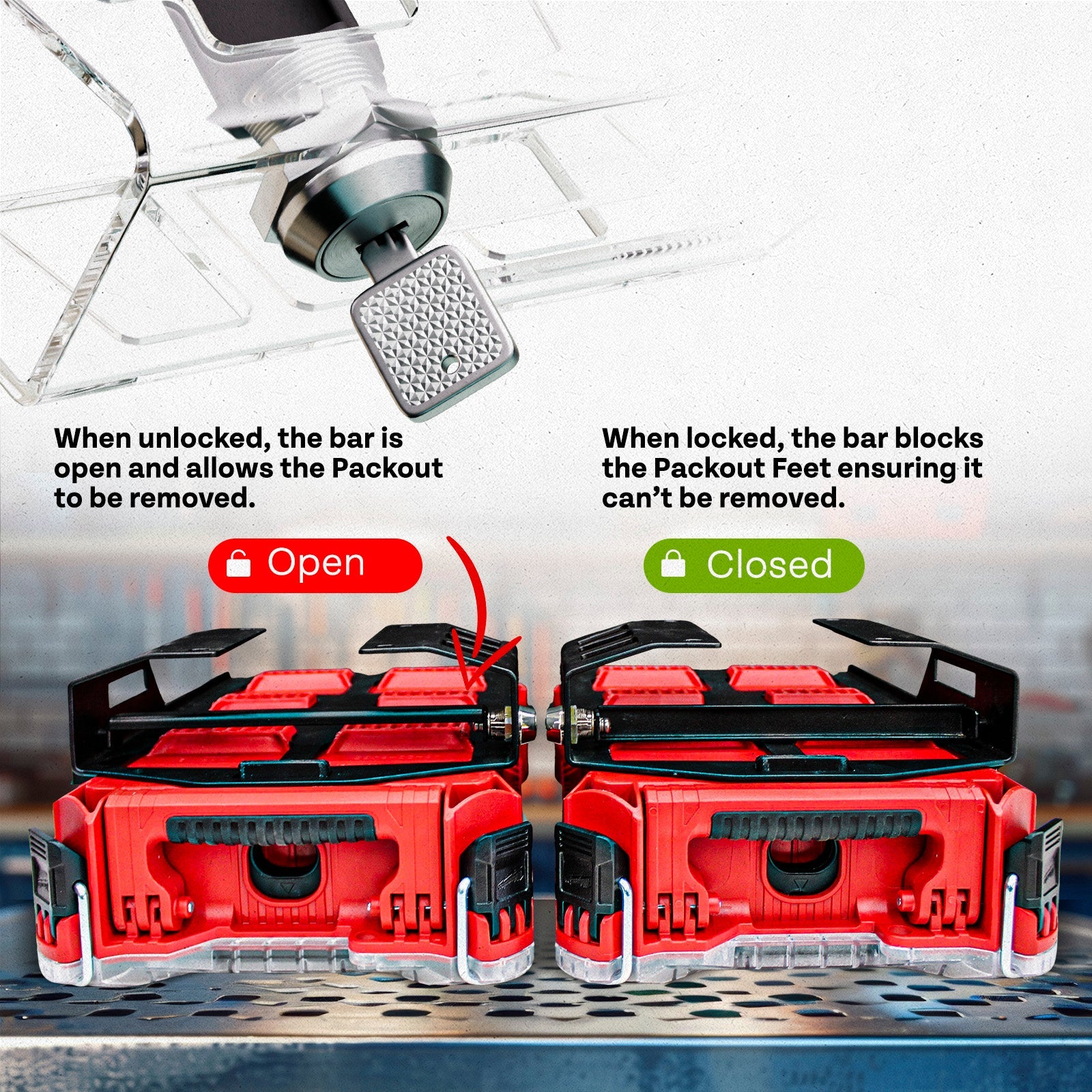 Integral Truck Boxlink Packout Plate (Half) - Ford F150 & RAPTOR (2015+), Super Duty (2017+)