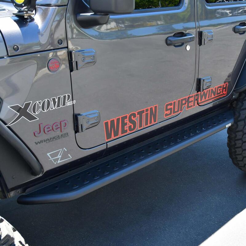 Westin Outlaw Running Boards, fits Jeep Wrangler