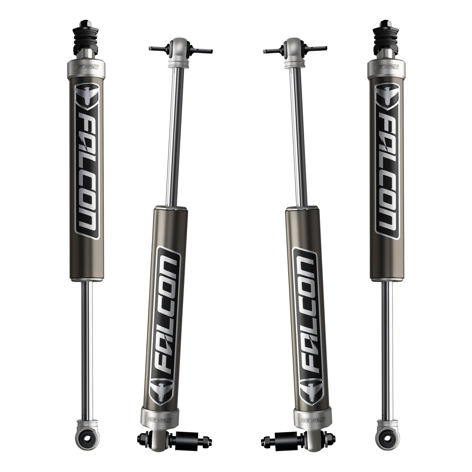 JK 4dr: Falcon Series 2.1 Monotube Shock Kit (1.5-2.5" Lift)