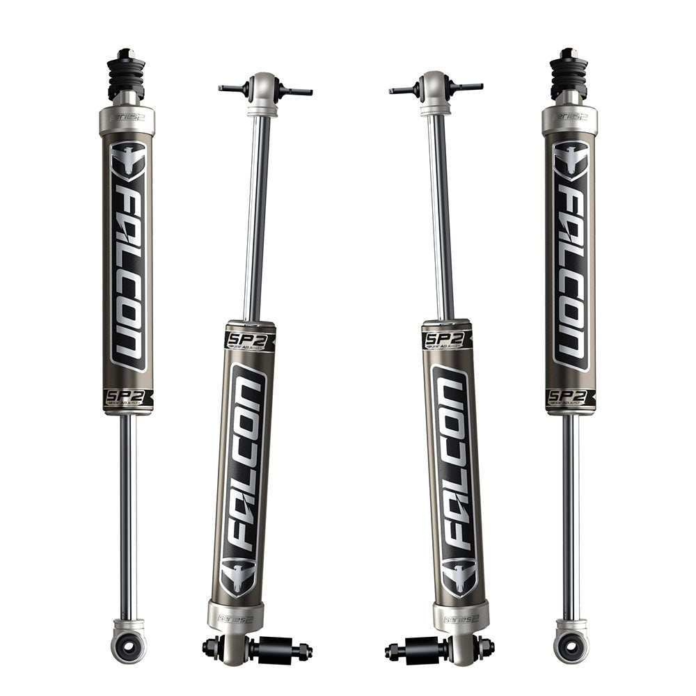JK 4dr: Falcon 2.1 SP2 Monotube Shock Kit (1.5-2.5" Lift)