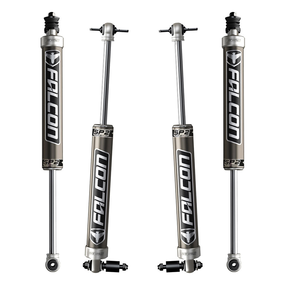 JK 4dr: Falcon 2.1 SP2 Monotube Shock Kit (3-3.5" Lift)