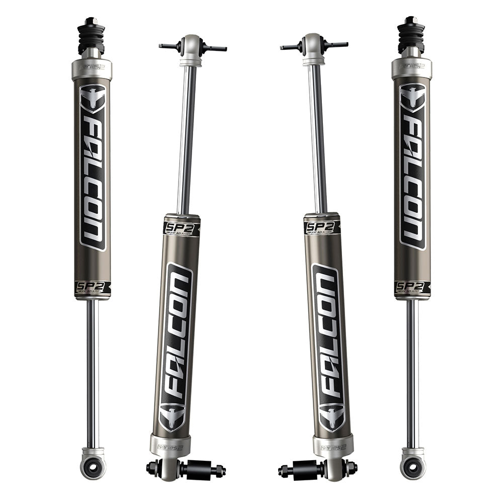 JK 4dr: Falcon 2.1 SP2 Monotube Shock Kit (4-6" Lift)