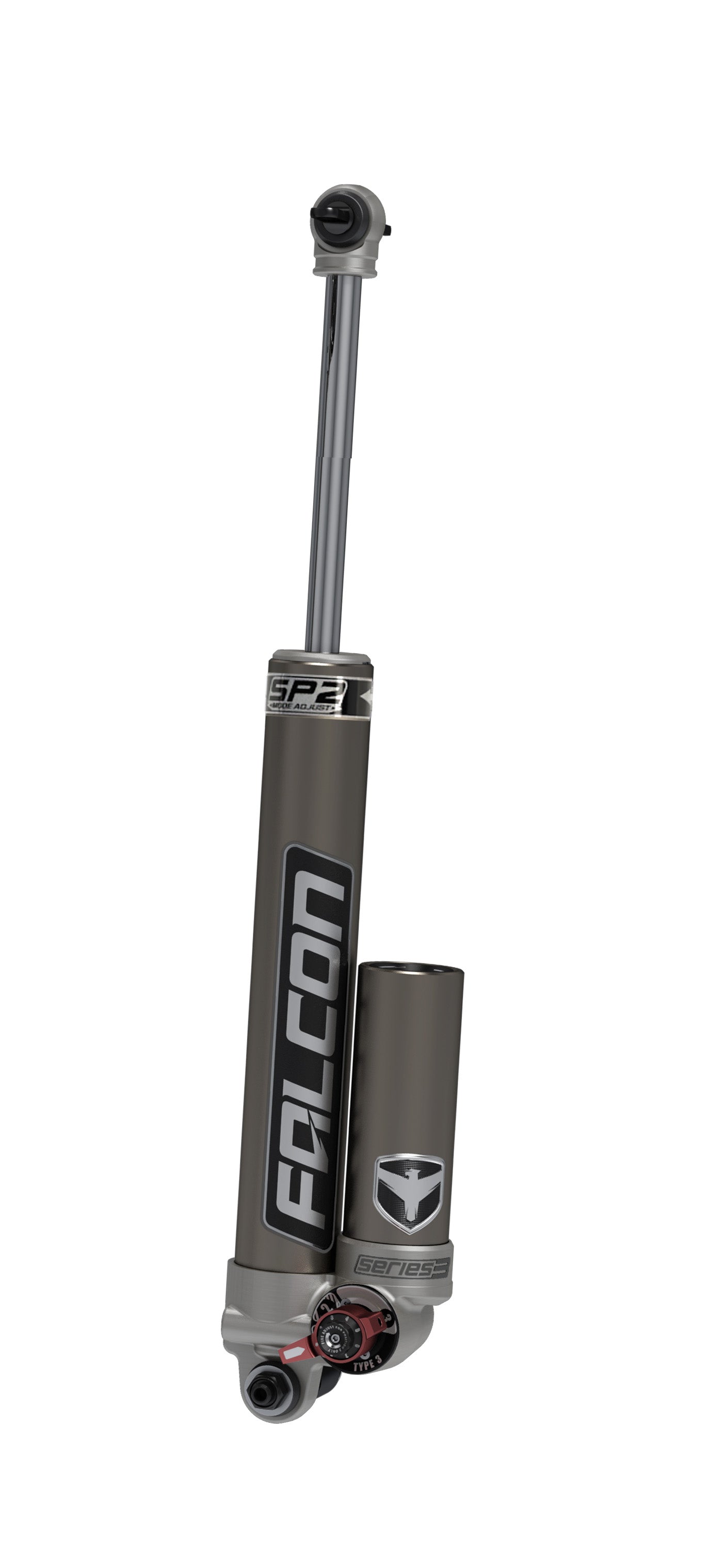JK 4dr: Falcon 3.3 SP2 Piggyback Rear Left Shock (5-6" Lift)