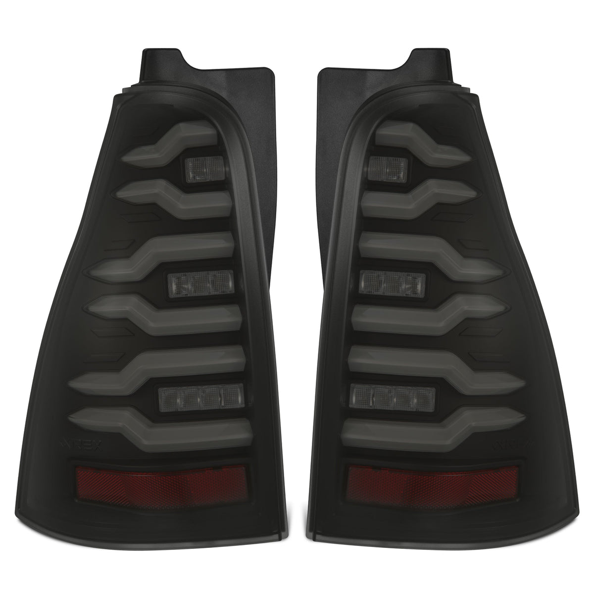 AlphaRex LUXX-Series LED Tail Lights for Toyota 4Runner - Black Smoke