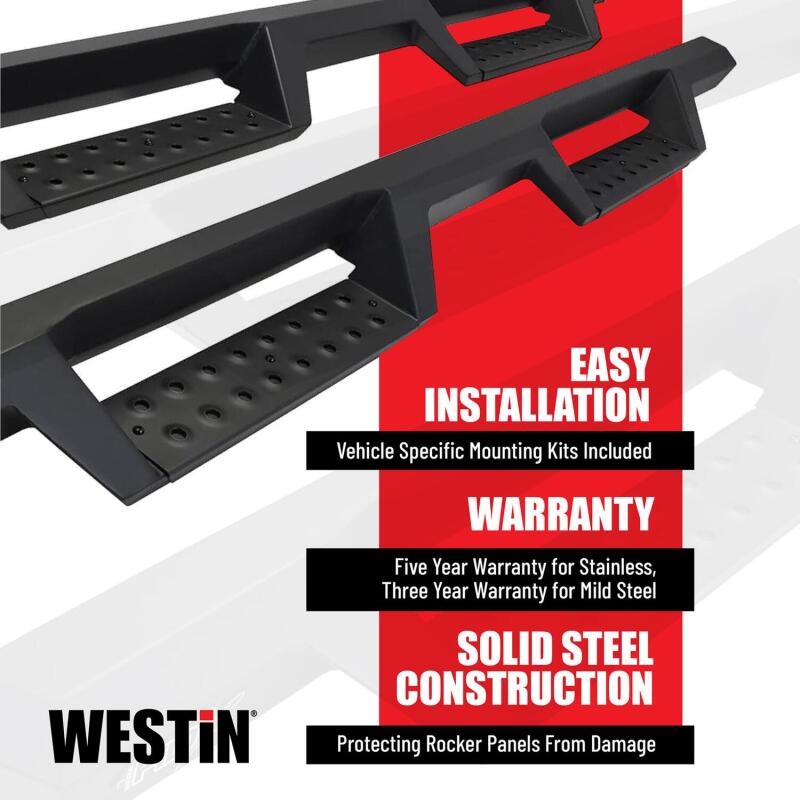 Westin HDX Drop Nerf Step Bars, Double Cab, fits Toyota Tacoma