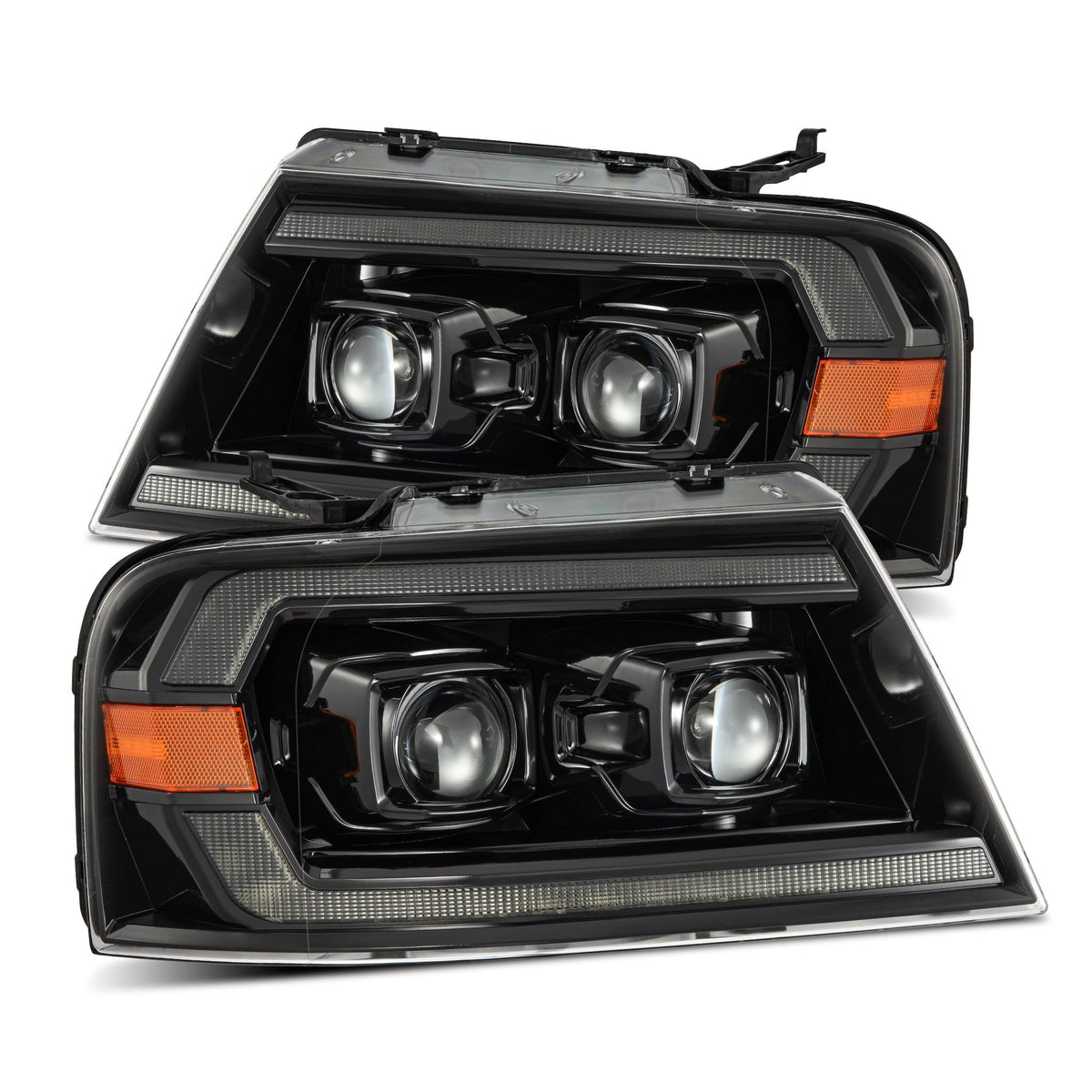 AlphaRex LUXX-Series LED Projector Headlights for Ford F-150 - Alpha-Black
