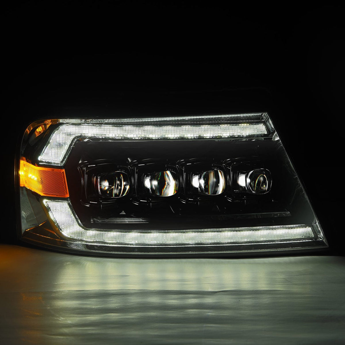 AlphaRex NOVA-Series LED Projector Headlights for Ford F-150 - Alpha-Black