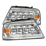AlphaRex NOVA-Series LED Projector Headlights for Ford F-150 - Chrome