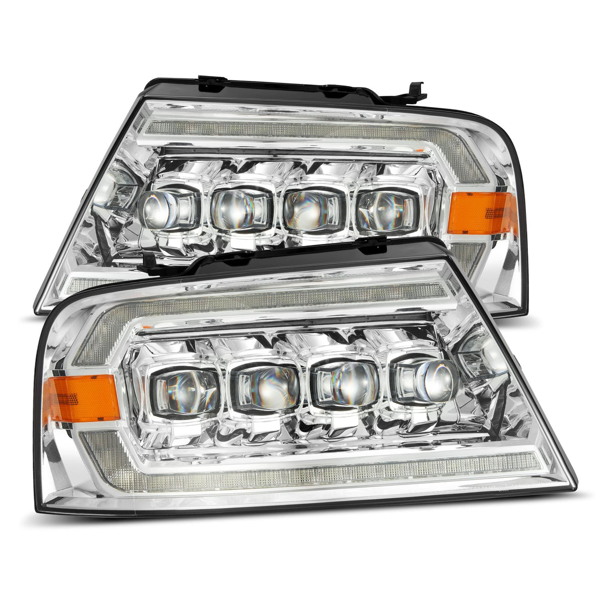 AlphaRex NOVA-Series LED Projector Headlights for Ford F-150 - Chrome