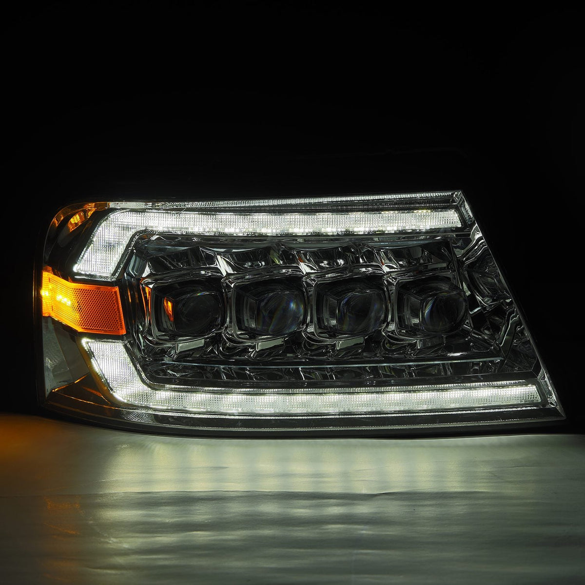 AlphaRex NOVA-Series LED Projector Headlights for Ford F-150 - Chrome