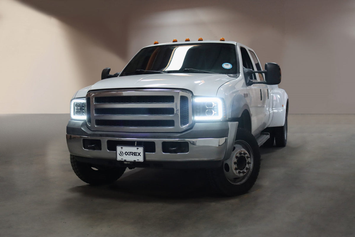 AlphaRex LUXX-Series LED Projector Headlights for Ford Super Duty / Ford Excursion - Alpha-Black