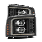 AlphaRex LUXX-Series LED Projector Headlights for Ford Super Duty / Ford Excursion - Black
