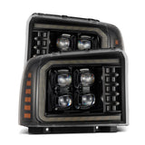 AlphaRex NOVA-Series LED Projector Headlights for Ford Super Duty / Ford Excursion - Alpha-Black