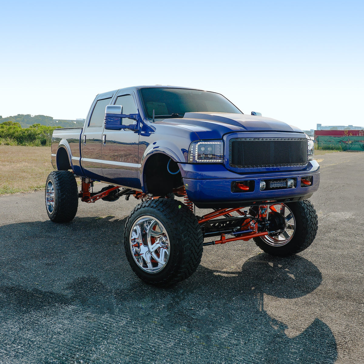AlphaRex NOVA-Series LED Projector Headlights for Ford Super Duty / Ford Excursion - Black