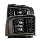 AlphaRex PRO-Series Halogen Projector Headlights for Ford Super Duty / Ford Excursion - Alpha-Black