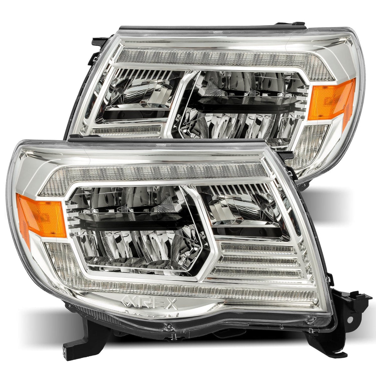 AlphaRex LUXX-Series LED Crystal Headlights for Toyota Tacoma - Chrome