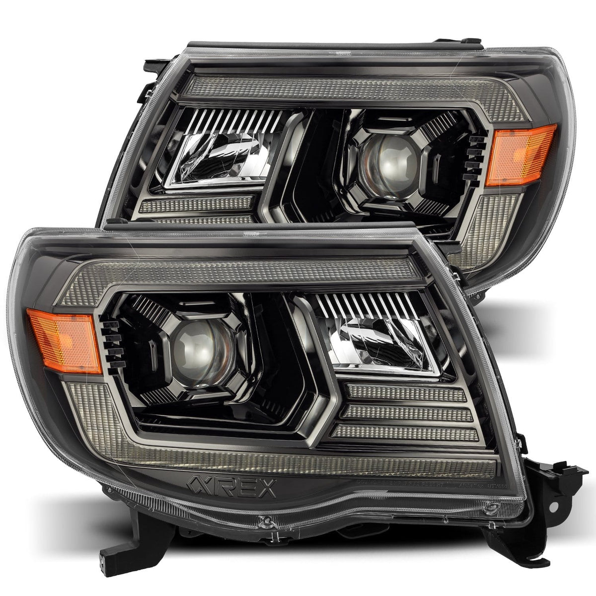AlphaRex LUXX-Series LED Projector Headlights for Toyota Tacoma - Alpha-Black