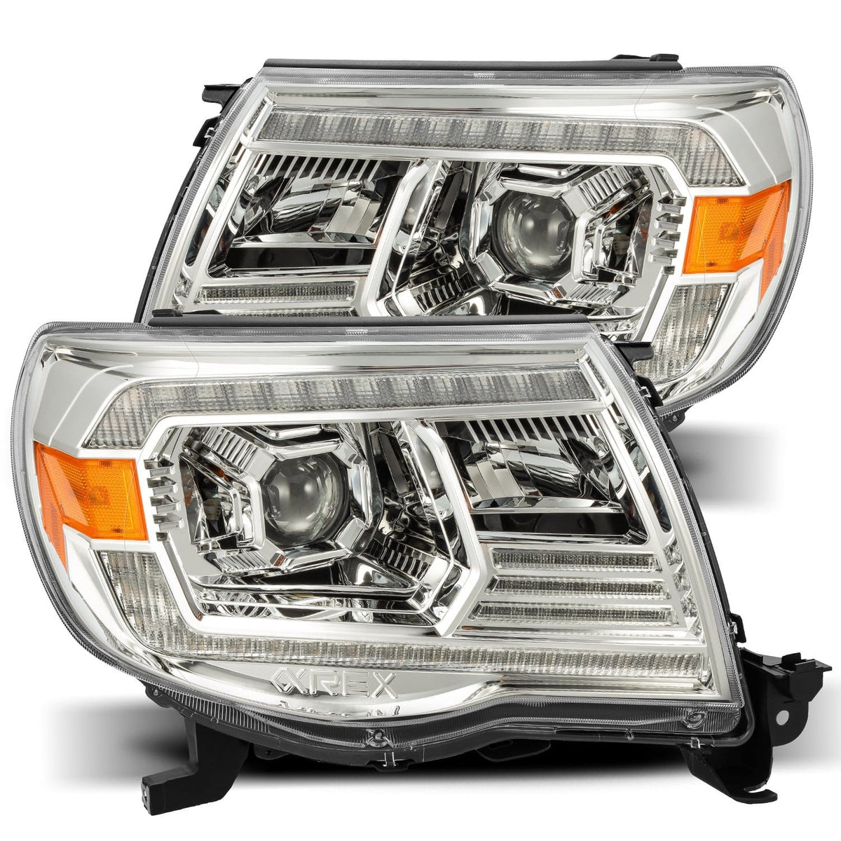 AlphaRex LUXX-Series LED Projector Headlights for Toyota Tacoma - Chrome