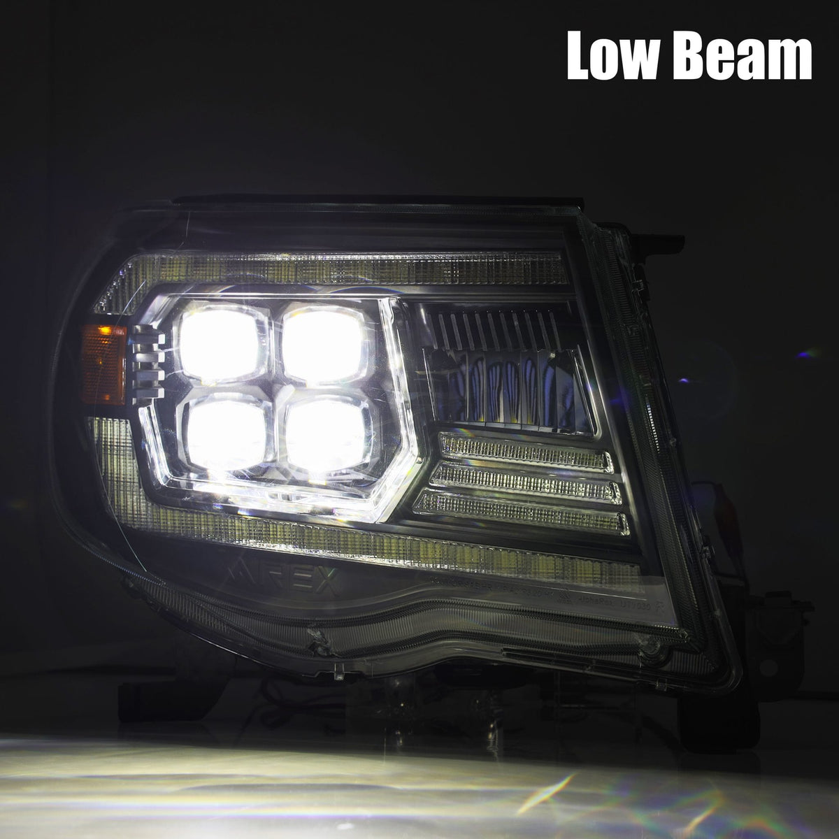 AlphaRex NOVA-Series LED Projector Headlights for Toyota Tacoma - Black