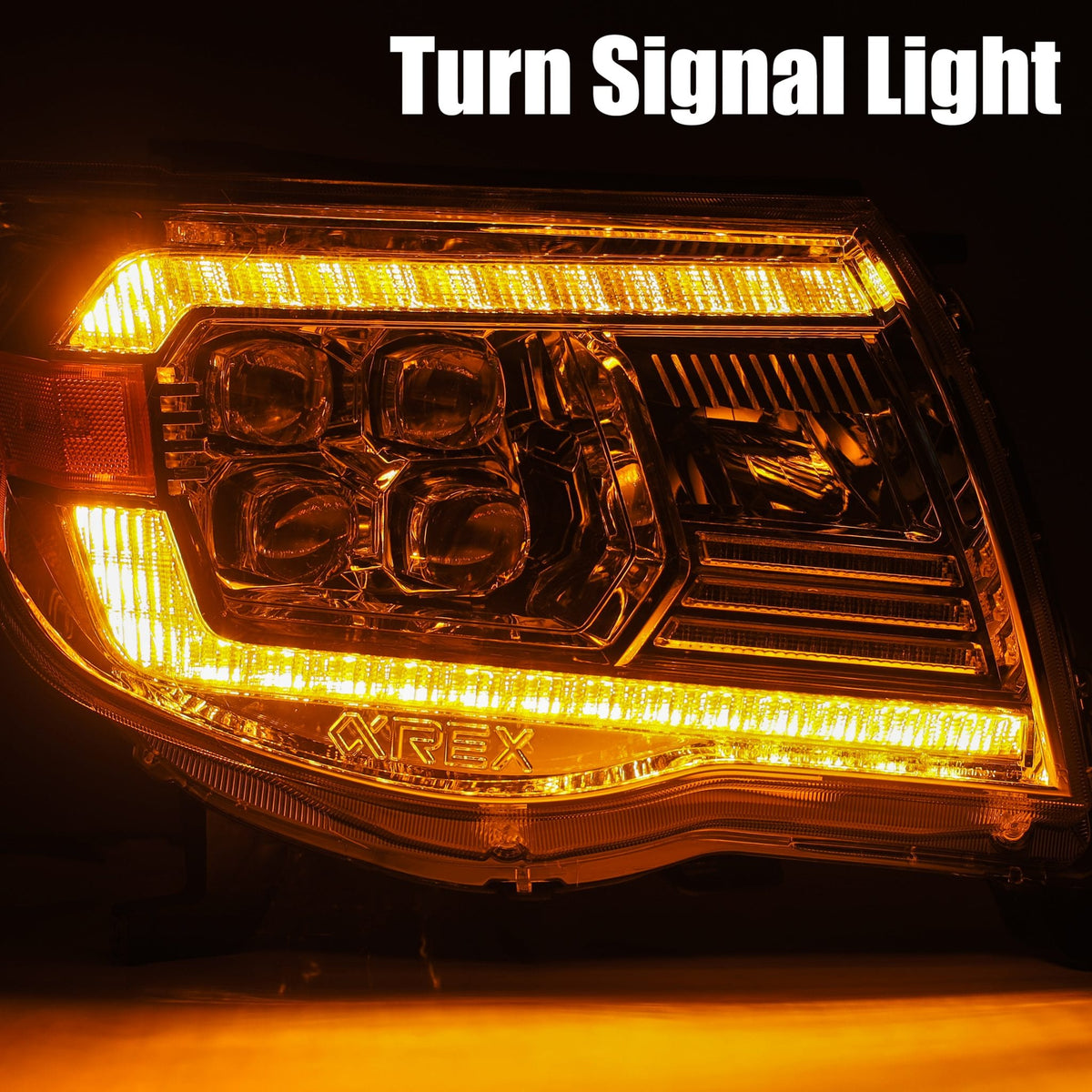 AlphaRex NOVA-Series LED Projector Headlights for Toyota Tacoma - Chrome