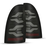 AlphaRex LUXX-Series LED Tail Lights for Toyota Tacoma - Black Smoke