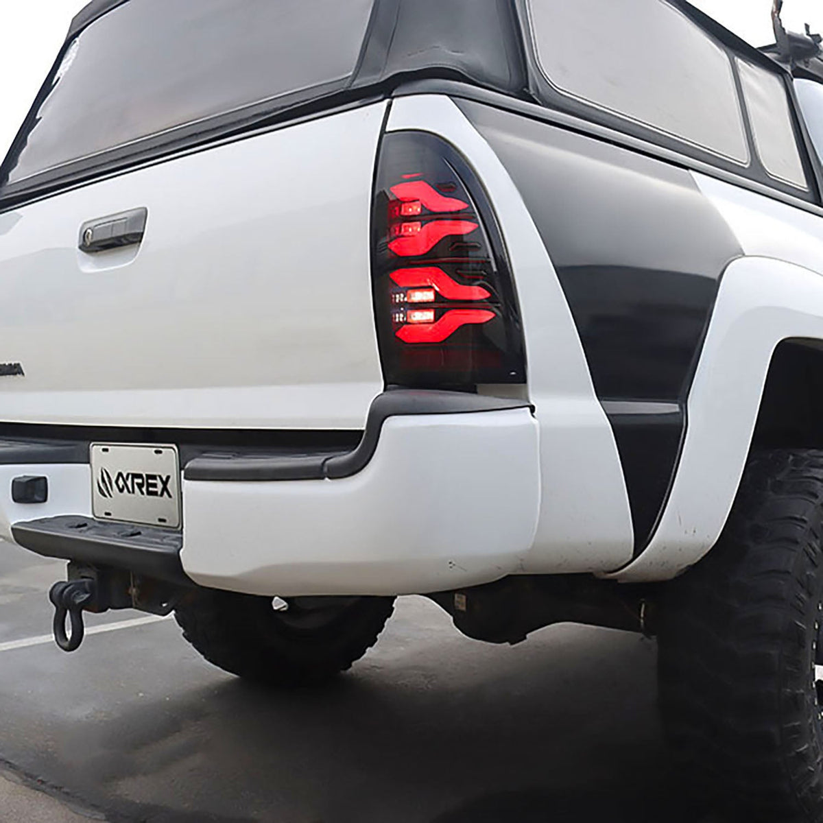 AlphaRex LUXX-Series LED Tail Lights for Toyota Tacoma - Black Smoke