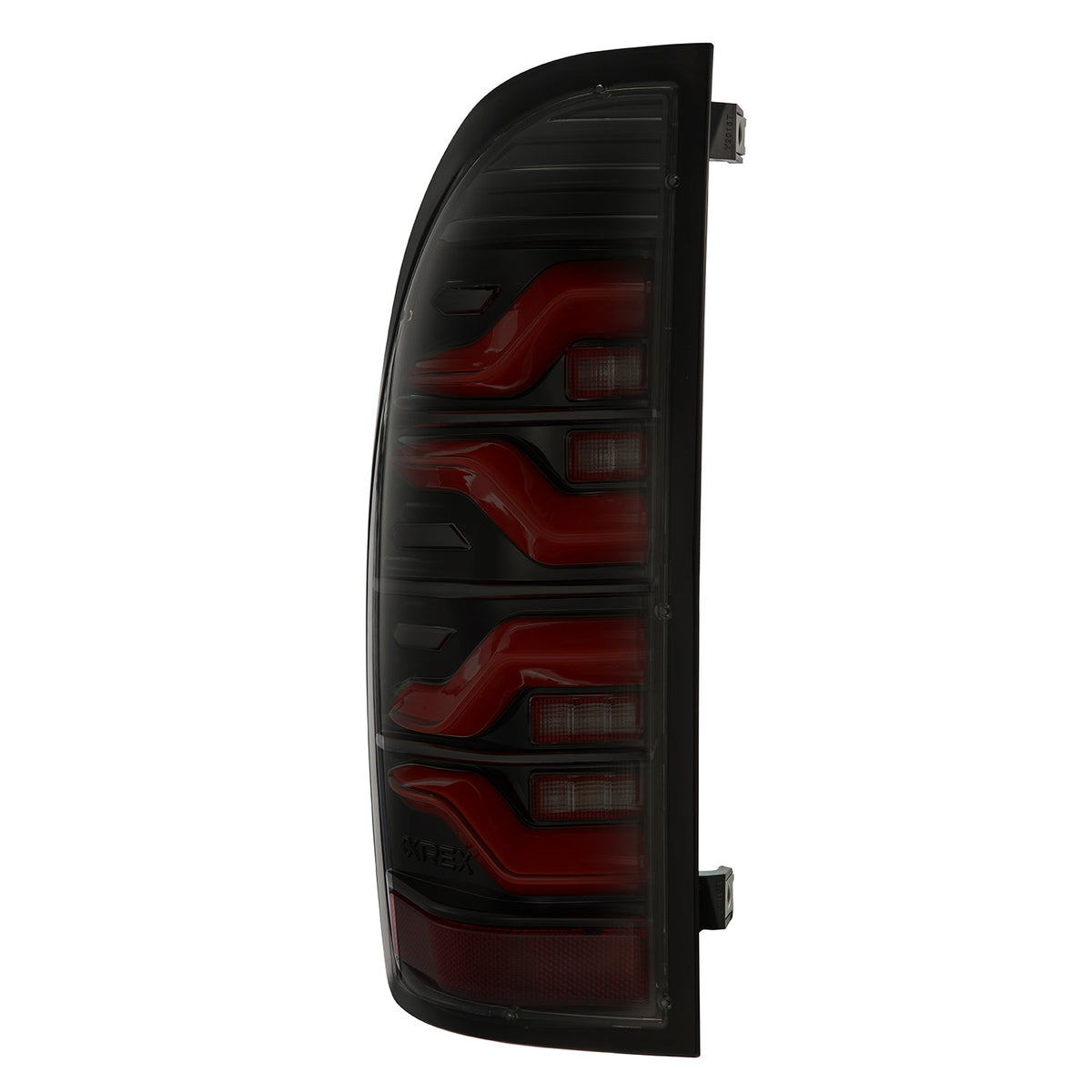 AlphaRex LUXX-Series LED Tail Lights for Toyota Tacoma - Black Red
