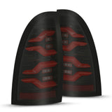 AlphaRex LUXX-Series LED Tail Lights for Toyota Tacoma - Black Red