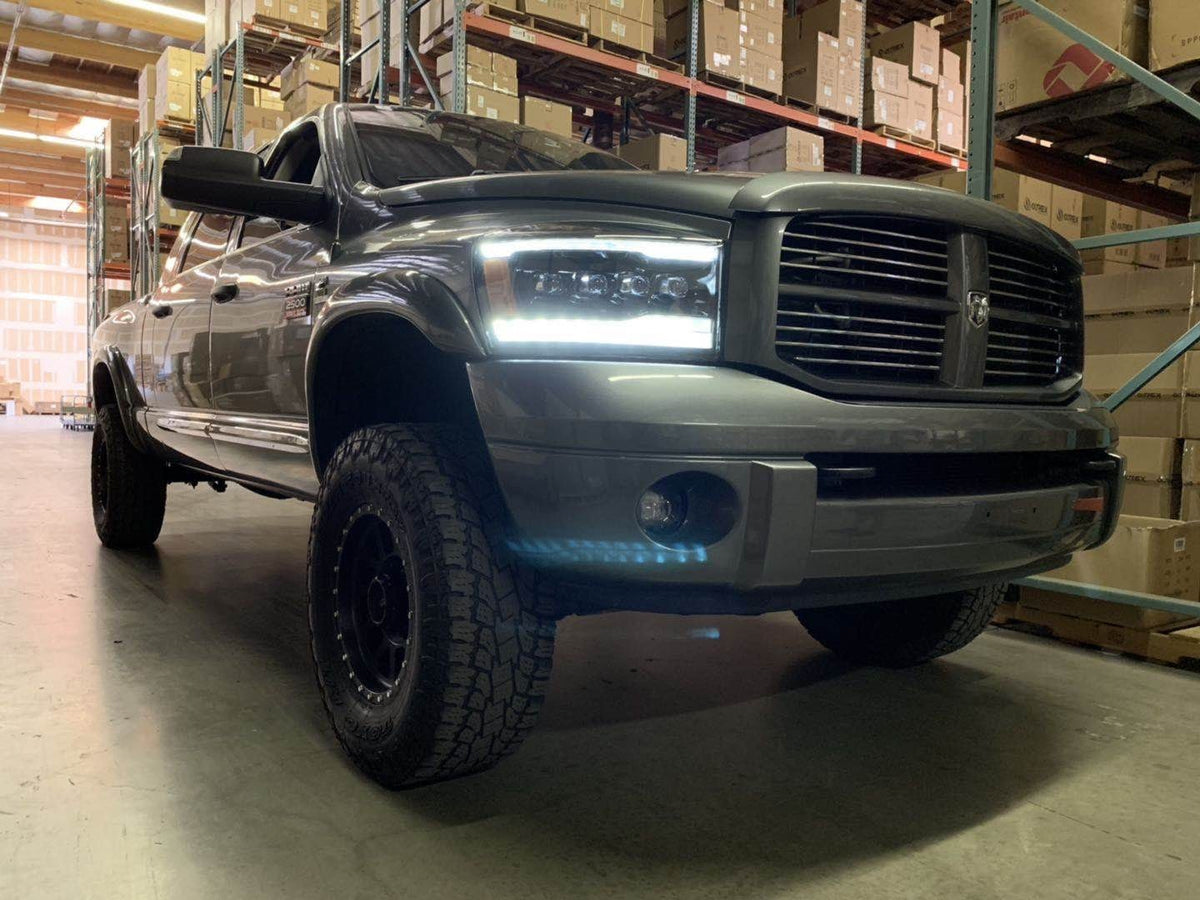 AlphaRex NOVA-Series LED Projector Headlights for Ram 1500 / Ram 2500/3500 - Alpha-Black