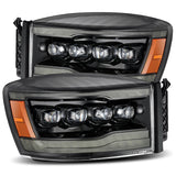 AlphaRex NOVA-Series LED Projector Headlights for Ram 1500 / Ram 2500/3500 - Alpha-Black