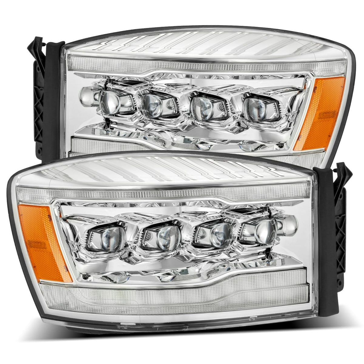 AlphaRex NOVA-Series LED Projector Headlights for Ram 1500 / Ram 2500/3500 - Chrome