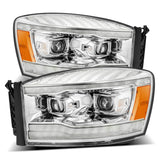 AlphaRex PRO-Series Halogen Projector Headlights for Ram 1500 / Ram 2500/3500 - Chrome