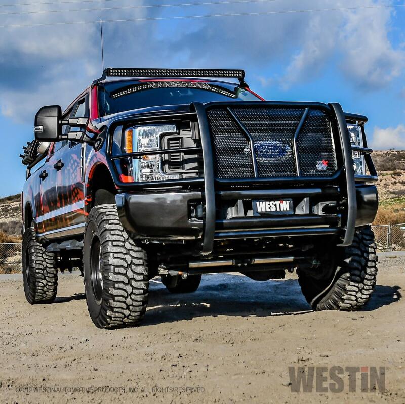 Westin HDX Modular Grille Guard, Without Sensors, fits Ford F-250/F-350 Super Duty