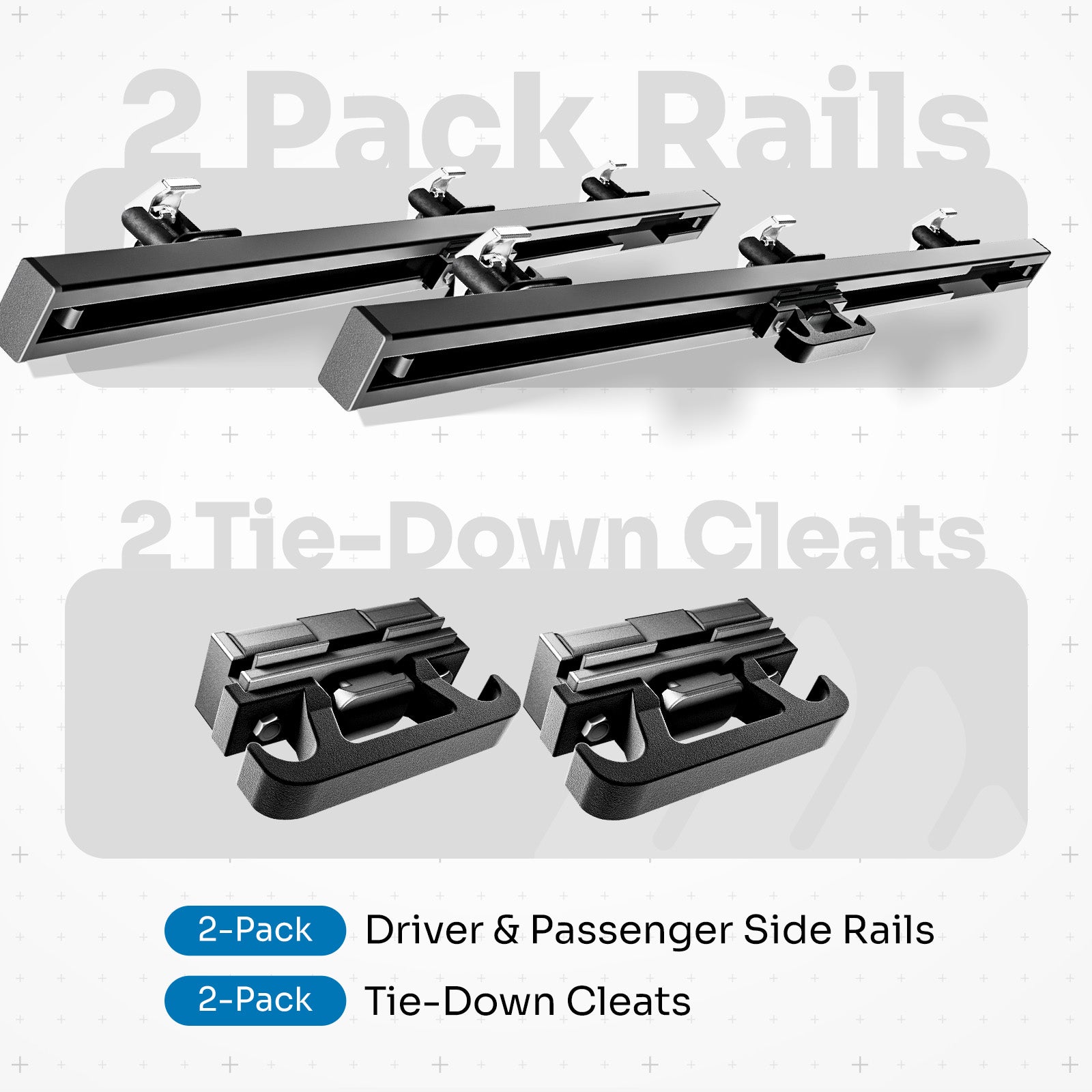 Integral Truck  Rails - Bedside Rail System - Chevrolet Colorado & GMC Canyon (2023+)