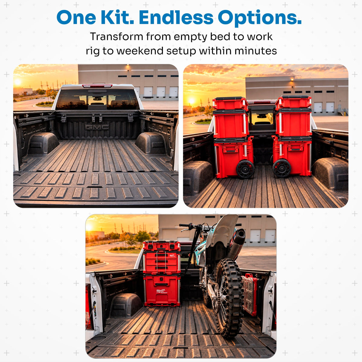 Integral Truck Stack Lock Bulkhead Bundle for the 2015+ Ford F150 and Raptor with the 5.5' bed